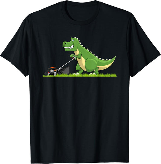 Funny Lawn Mowing Art Landscaper Men Women Mowing Lover Kids T-Shirt