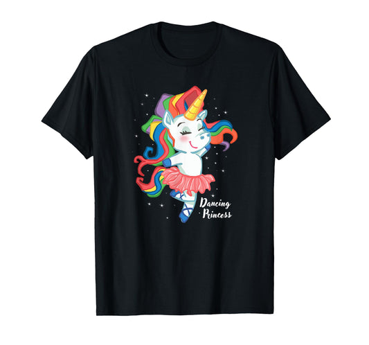 Girl Ballerina SHIRT Unicorn ballet dancing Kids Gift T-Shirt