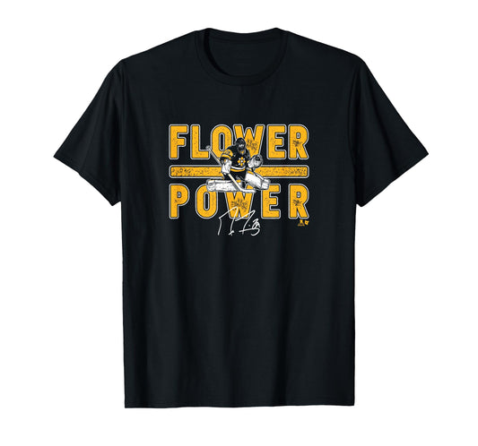 Marc-Andre Fleury - Flower Power - Pittsburgh Hockey T-Shirt