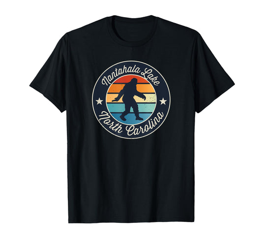 Nantahala Lake North Carolina Sasquatch Souvenir T-Shirt