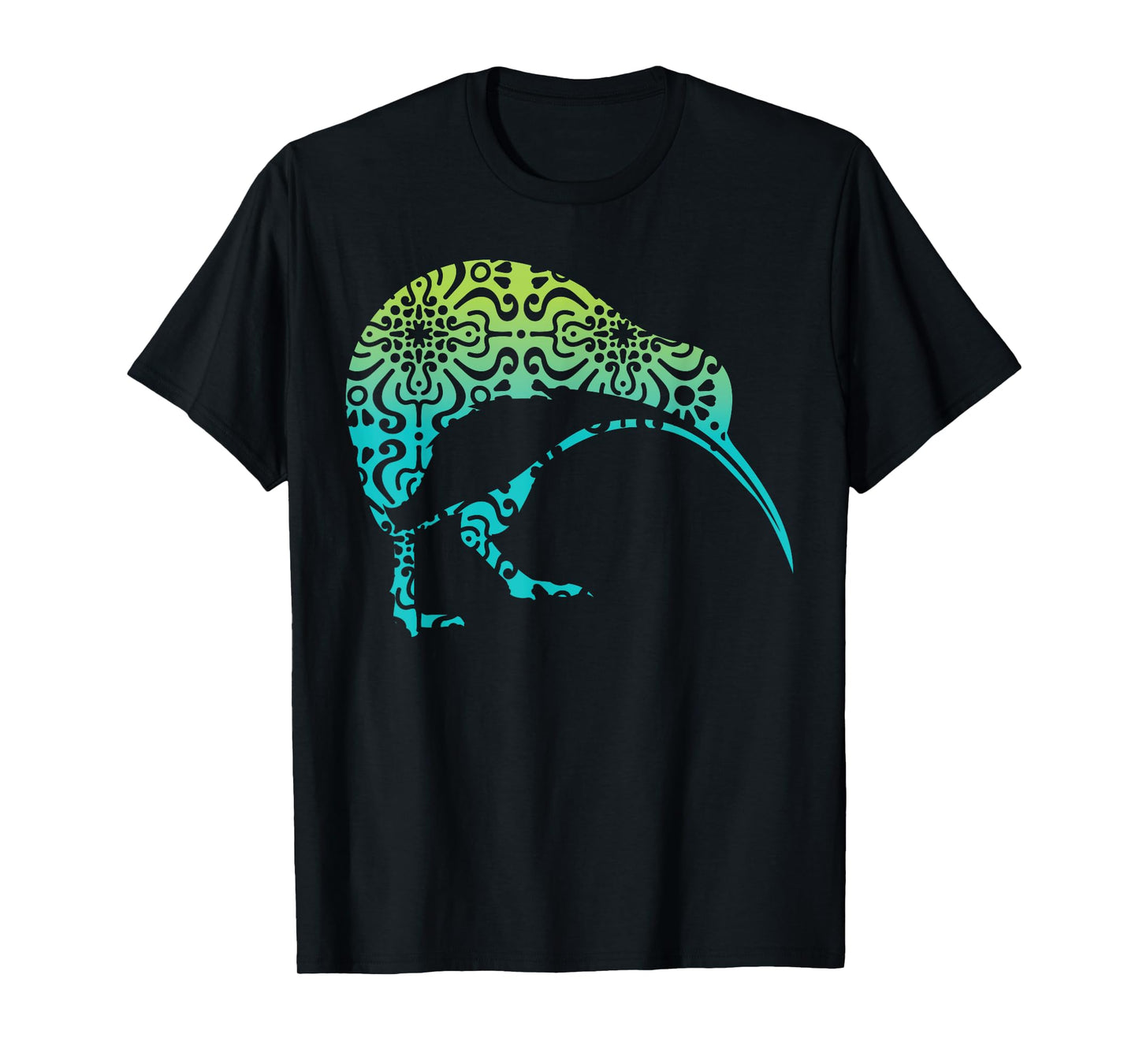 Maori Kiwi Tribal Aboriginal New Zealand Bird Art Vintage T-Shirt