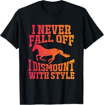 Horse Lover Equestrian Horse T-Shirt T-Shirt