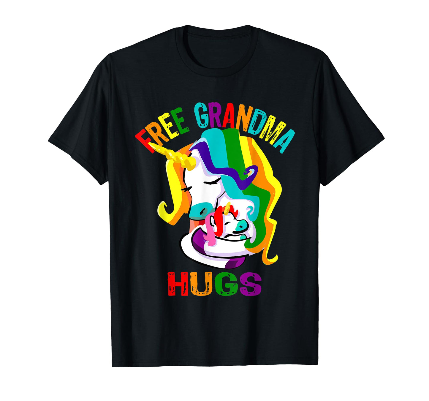 Free Grandma Hugs LGBT Gay Pride T-Shirt