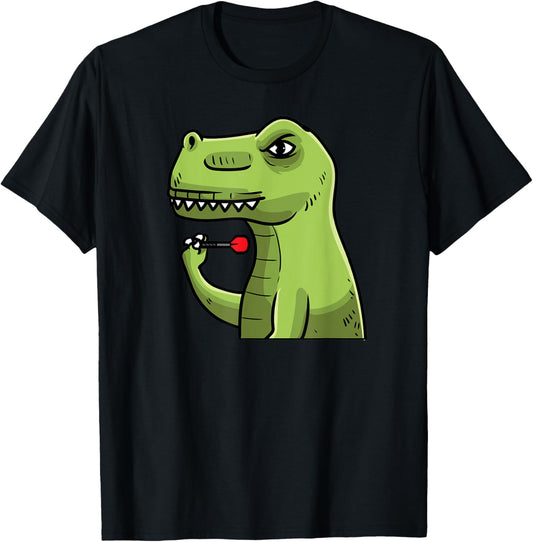 Darts Dinosaur Dart T-Rex Darts Player T-Shirt