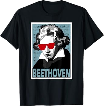 Ludwig van Beethoven Poster Style Graphic T-Shirt T-Shirt