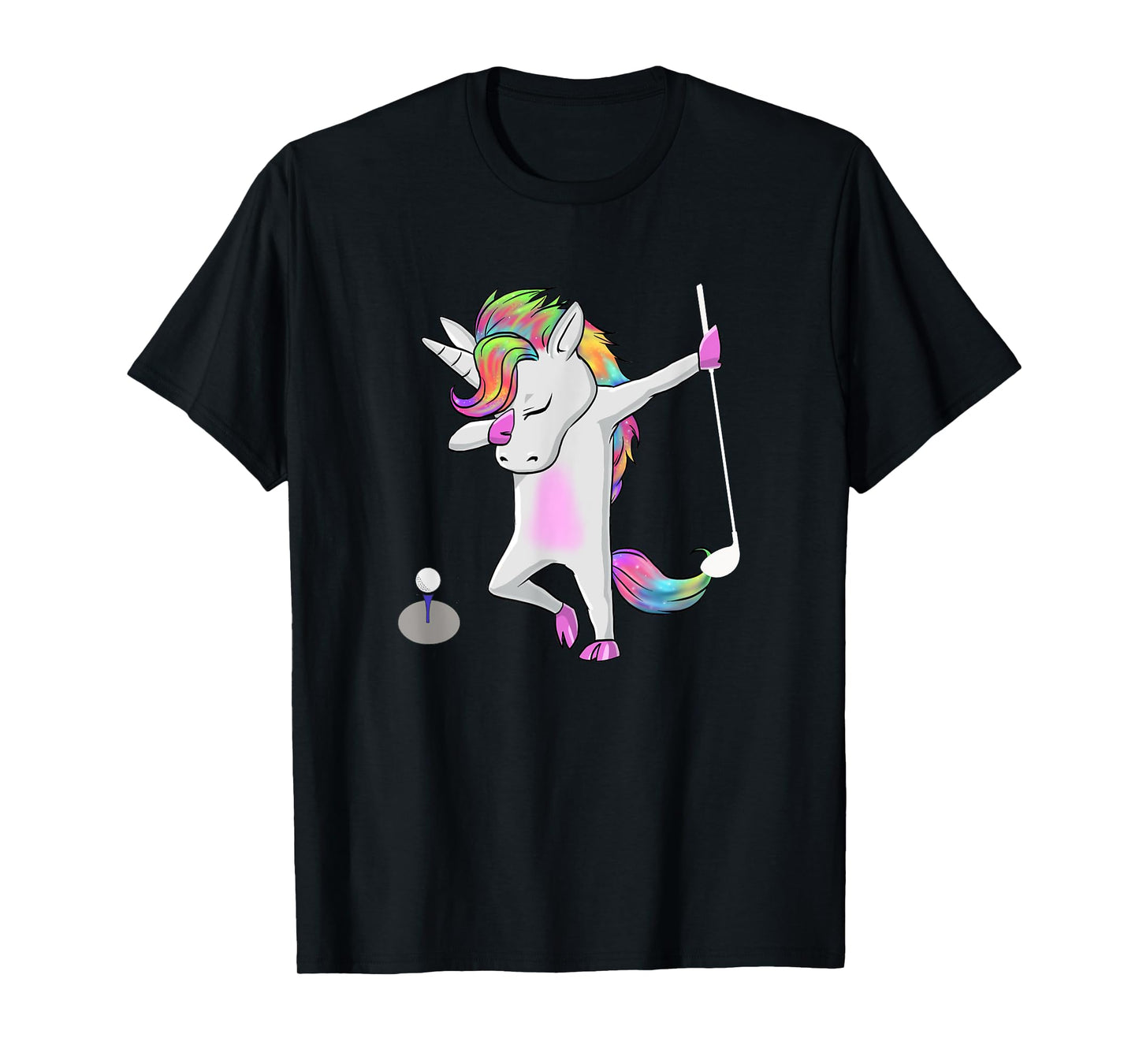 Golf Dabbing Unicorn Funny Dab Dance T-shirt Funny Gift T-Shirt