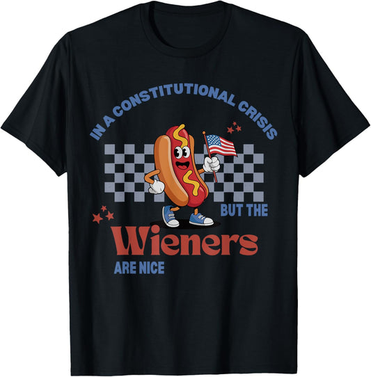 4th Of July Protest Resist Wieners Hot Dog Liberal Patriotic T-Shirt