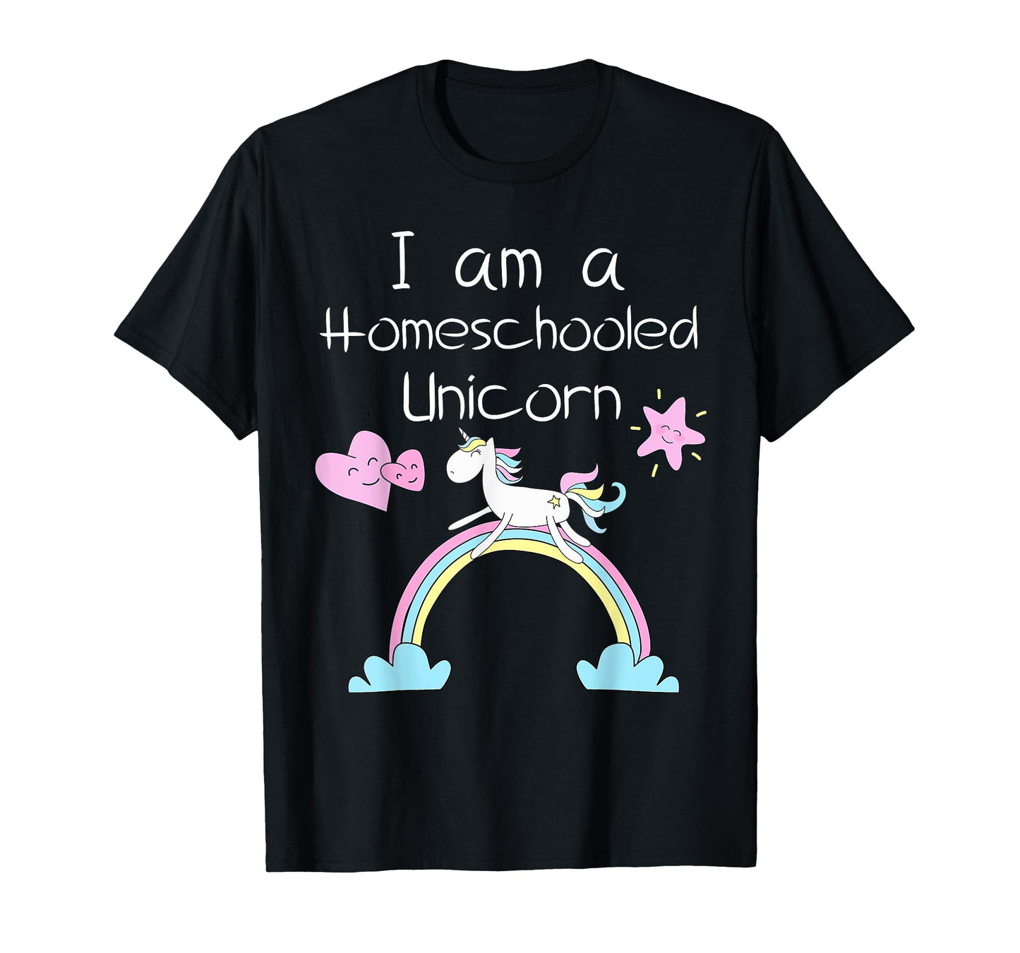 Homeschool Kids Shirts Im A Homeschooled Unicorn T-Shirt