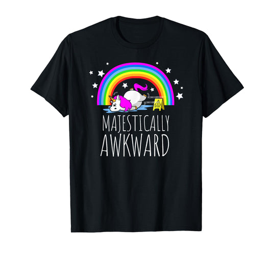 Majestically Awkward Unicorn for the Socially Awkward T-Shirt