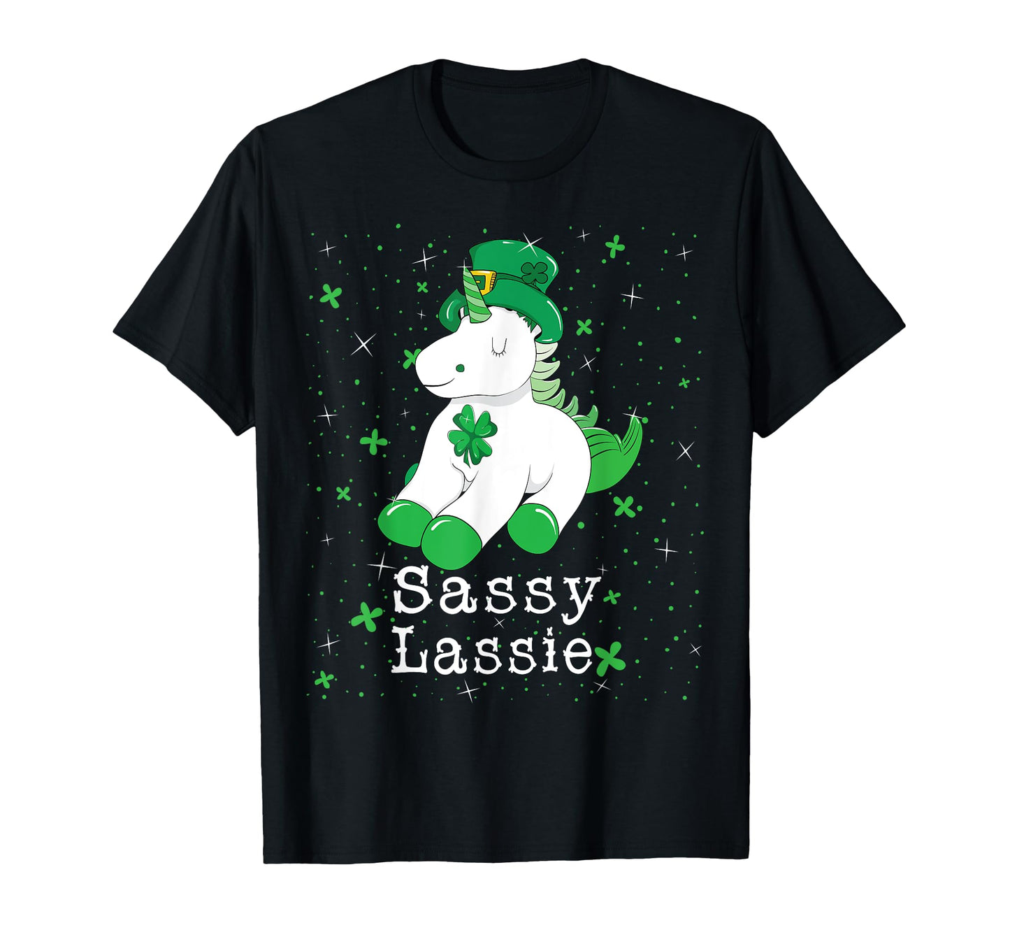 Sassy Lassie Shirt Girls Women St. Patricks Day T-Shirt