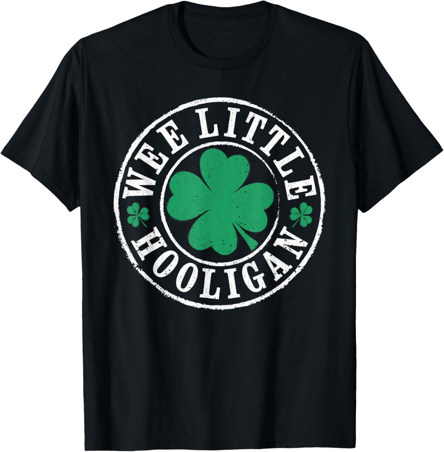 Vintage St Patrick's Day Wee Little Hooligan Toddler Kids T-Shirt