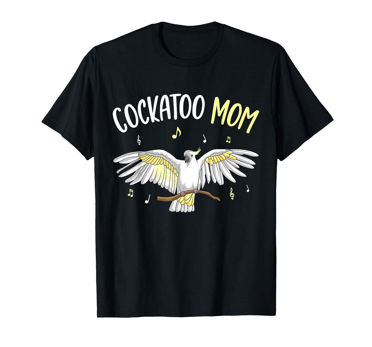 Cockatoo Mom Funny Parrot Bird Womens T-Shirt
