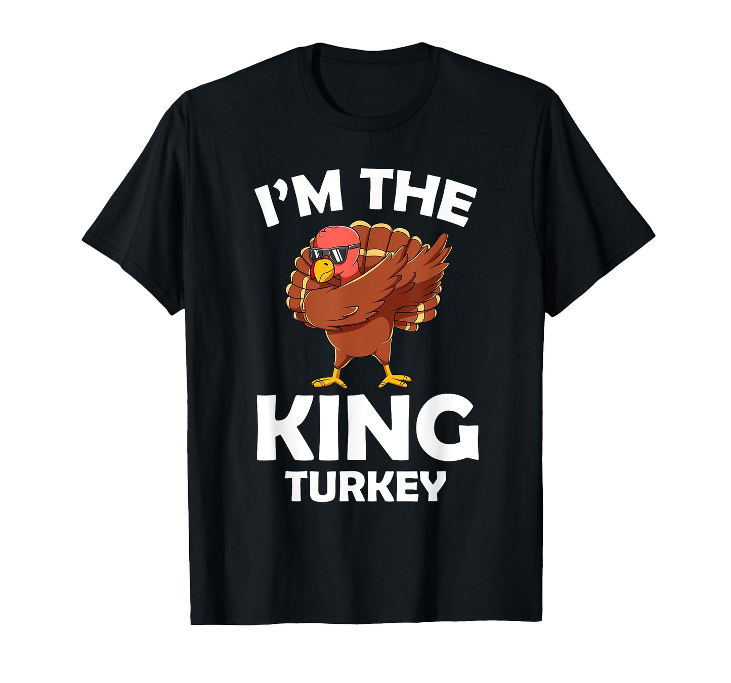 King Turkey Family Group Matching Thanksgiving Party Gift T-Shirt