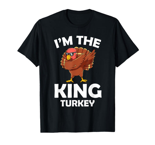 King Turkey Family Group Matching Thanksgiving Party Gift T-Shirt