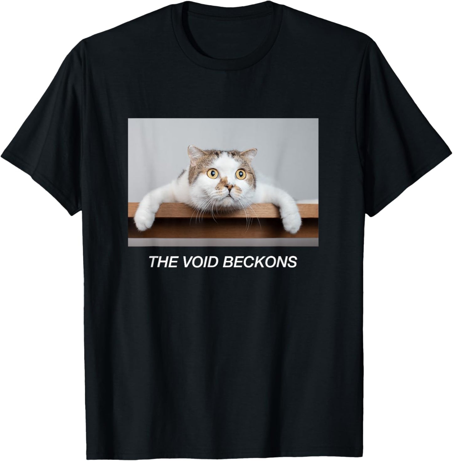 meme cat funny surreal trendy sarcastic joke ironic graphic T-Shirt