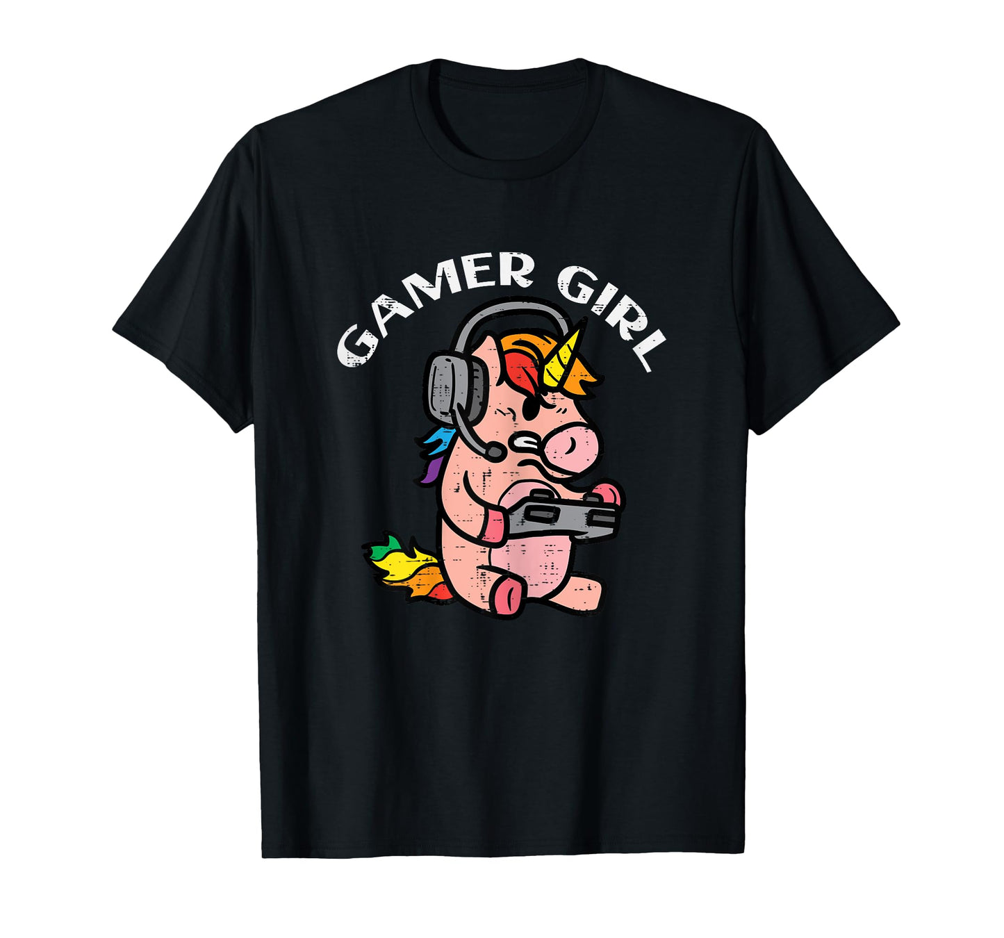 Gamer Girl Unicorn Gaming Cute Women Girls Kids Teen Youth T-Shirt