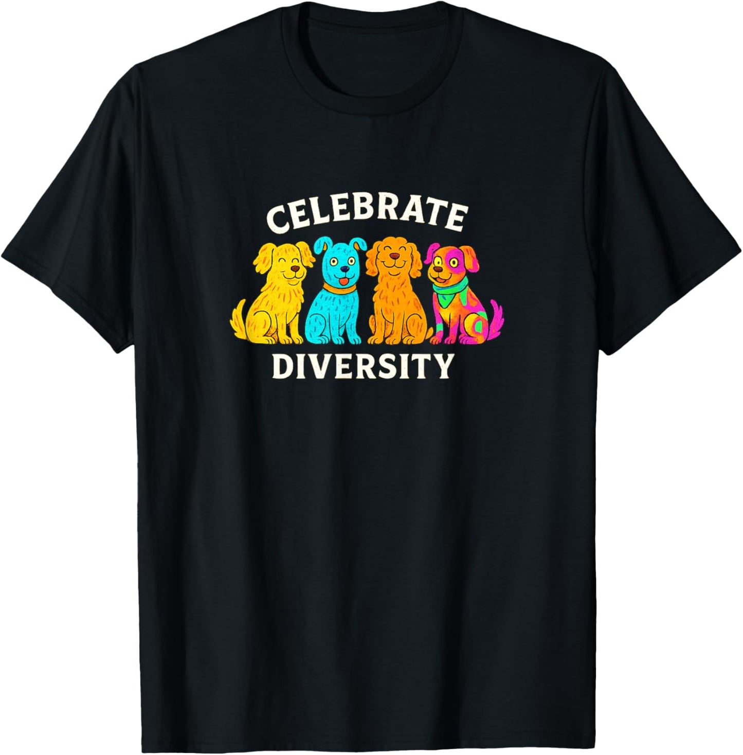 Celebrate Diversity - Dogs - T-shirt