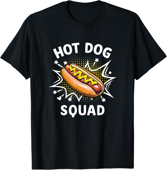 Hot Dog Squad Funny Grill BBQ T-Shirt