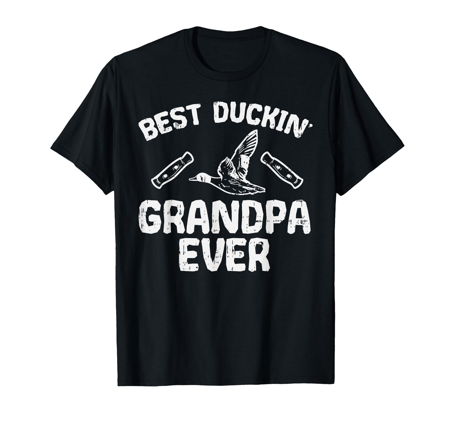 Best Duckin Grandpa Duck Hunting Waterfowl Bird Hunter Gift T-Shirt
