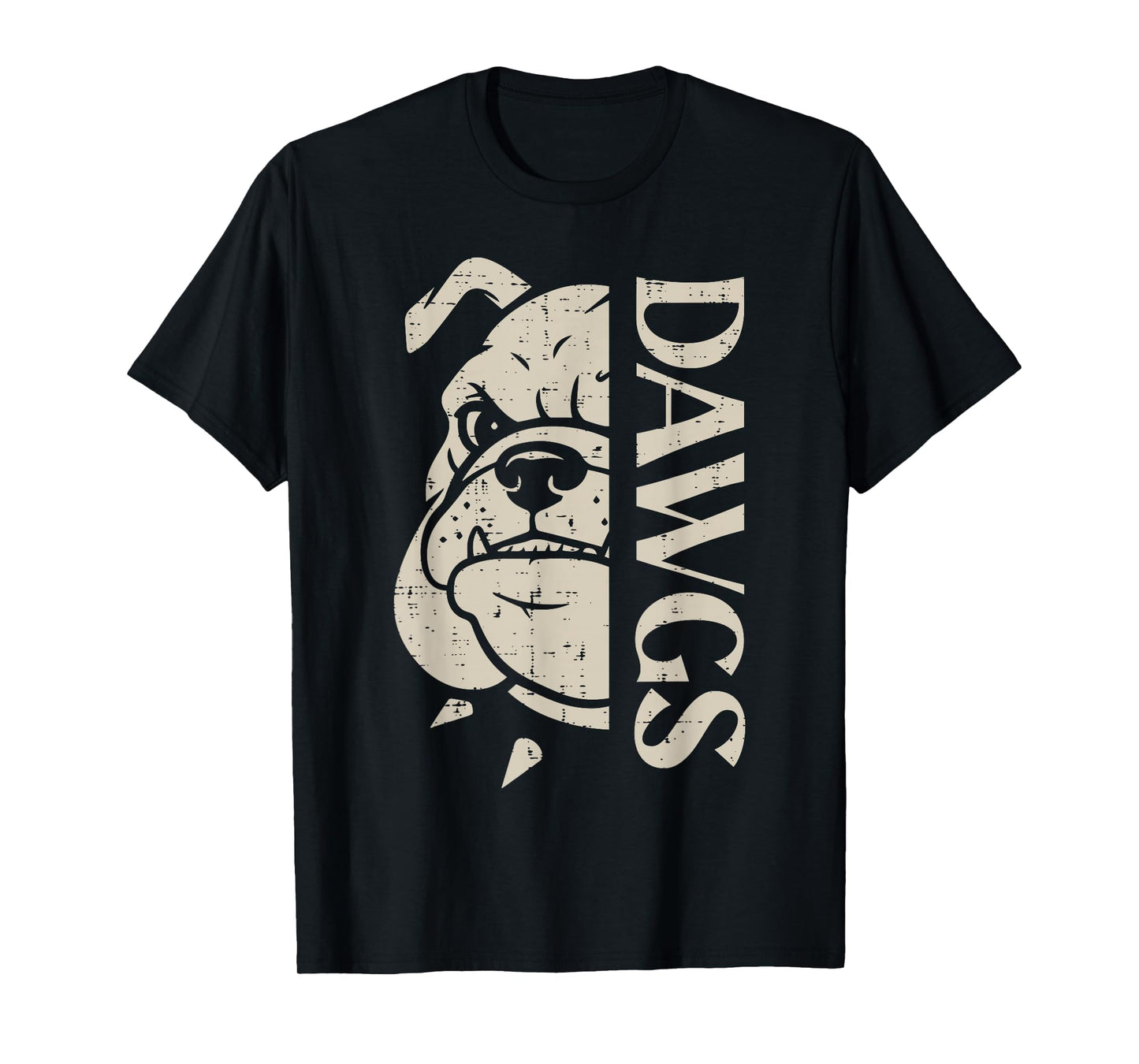 Bulldog Dawgs Men Women Boys Girls Kids Youth Teen T-Shirt