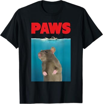 Paws Rat Funny T-Shirt Parody | Mouse Lover Gifts T-Shirt