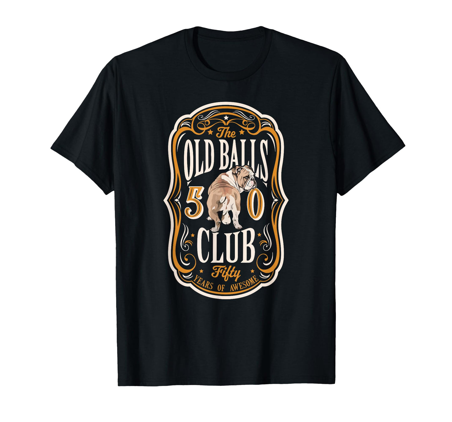 Old Balls Club 50 Years of Awesome Funny 50th Birthday Gag T-Shirt