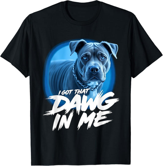 I Got That Dawg In Me Xray Pitbull Funny Ironic Meme T-Shirt