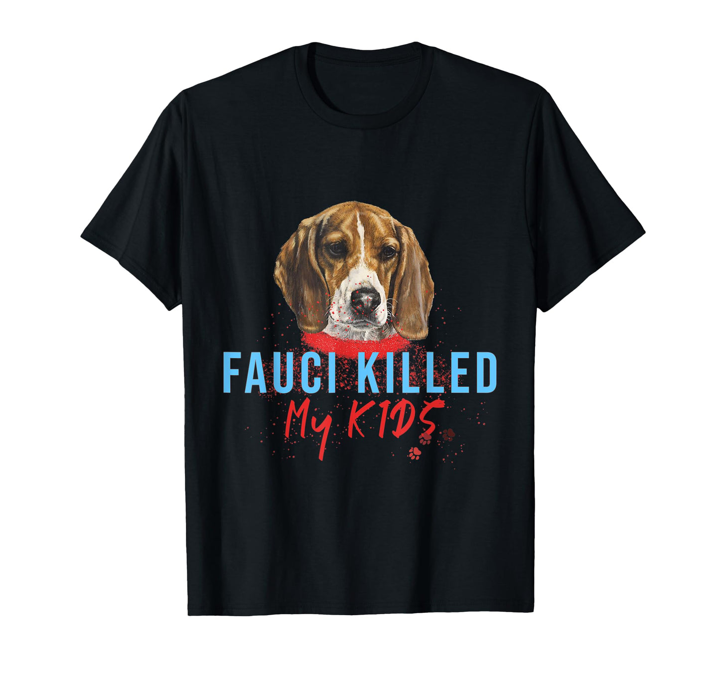 Cute Beagle Puppy And Fauci Dog Experiment T-Shirt