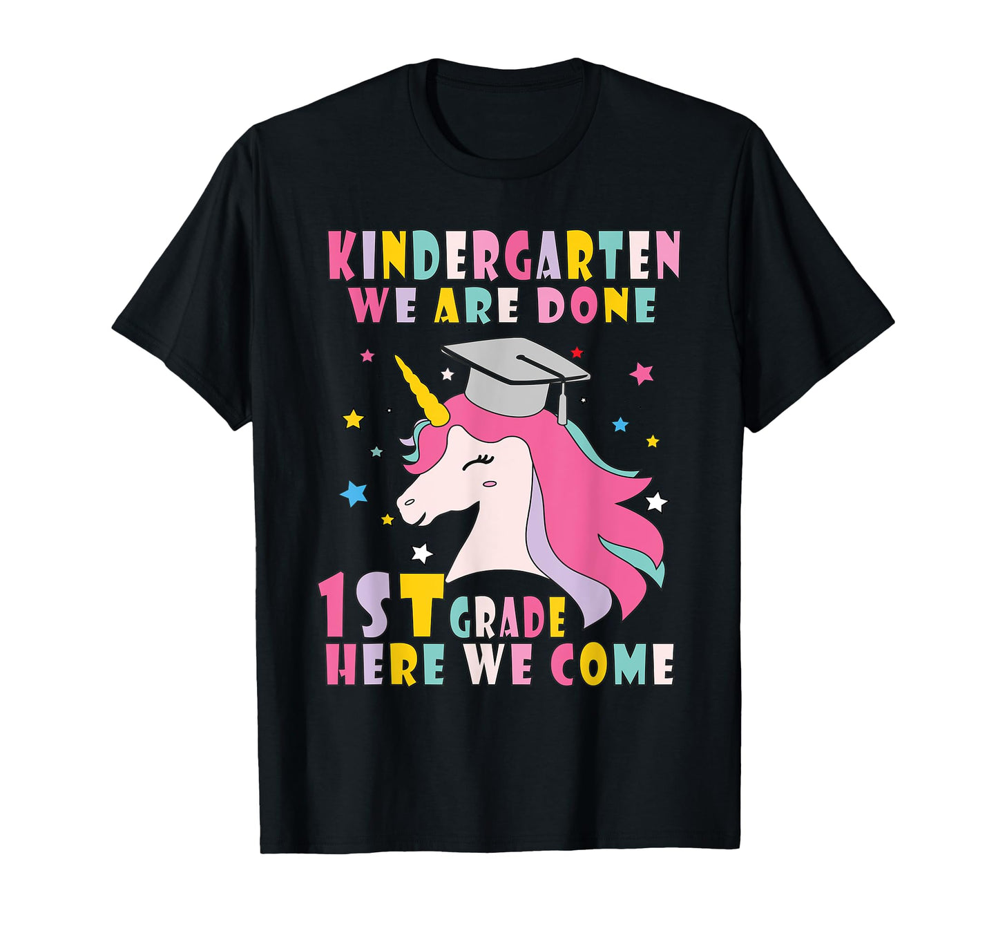 Kindergarten Graduation Magical Unicorn T-Shirt