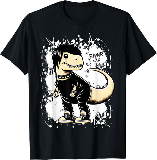 Rawr XD Scene Kid Dinosaur Funny T-Shirt