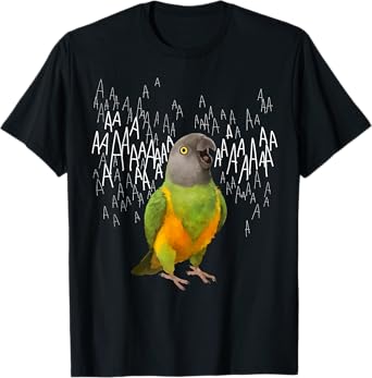 Screaming Senegal Parrot T-Shirt T-Shirt
