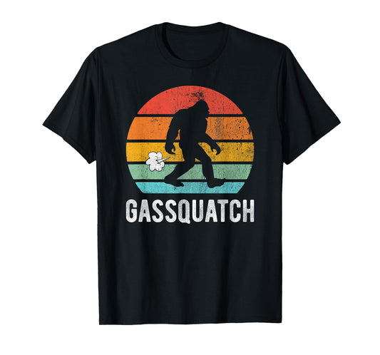 Gassquatch Funny Farting Bigfoot Sasquatch Fart Joke Pun T-Shirt