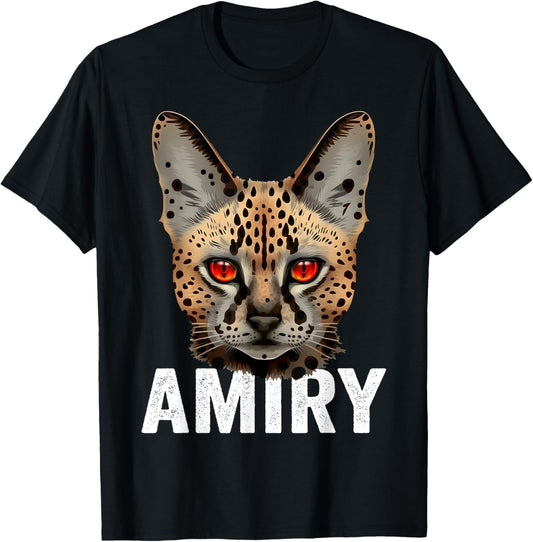 Mountain Lion Ohio Wild Cat Amiry Serval Cat T-Shirt