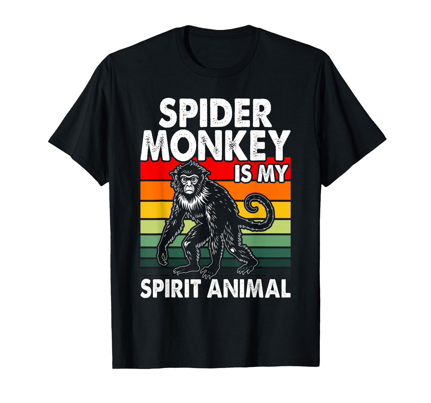 Spider Monkey Retro Vintage T-Shirt