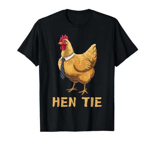 Hen Tie Funny Chicken Anime Lover Shirts Humor Graphic Tees T-Shirt