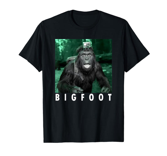 Bigfoot Funny Sasquatch Bigfoot Vlogs for Hikers T-Shirt