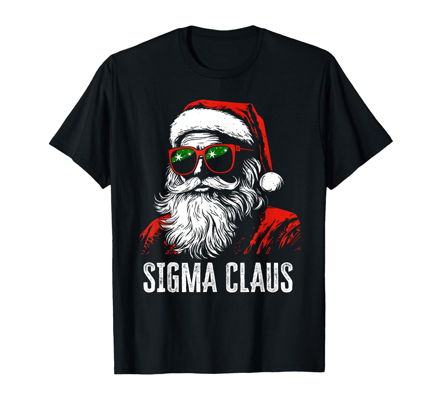 Sigma Claus Santa Funny Christmas Rizz Male The Rizzler Meme T-Shirt