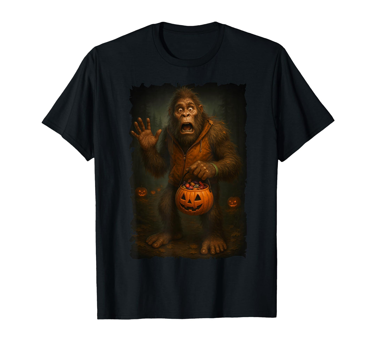 Funny Bigfoot Halloween T-Shirt