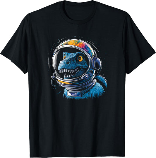 Astronaut Spaceman T-Rex Dinosaur Tyrannosaurus Rex T-Shirt