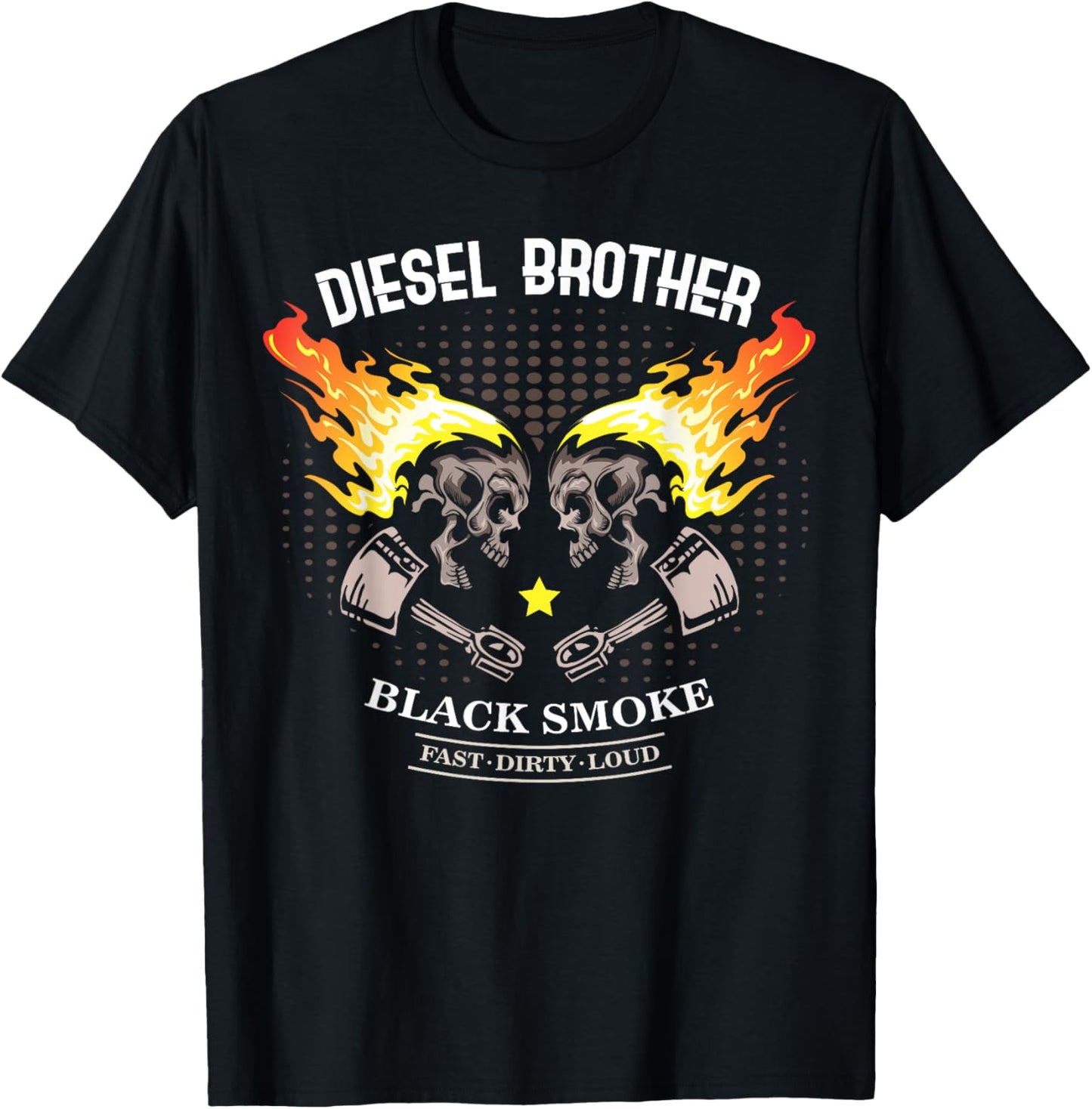 Diesel Brother Quick Loud Dirty Anti Fine Dust Power T-Shirt