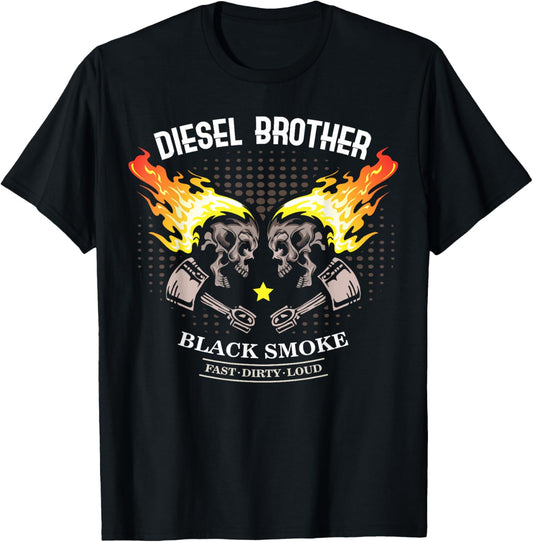 Diesel Brother Quick Loud Dirty Anti Fine Dust Power T-Shirt