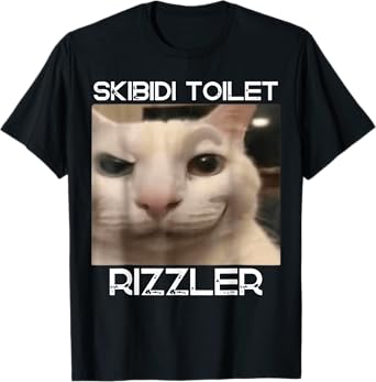 Skibidi Toilet Rizzler Meme Funny Memes Internet Memes GenZ T-Shirt