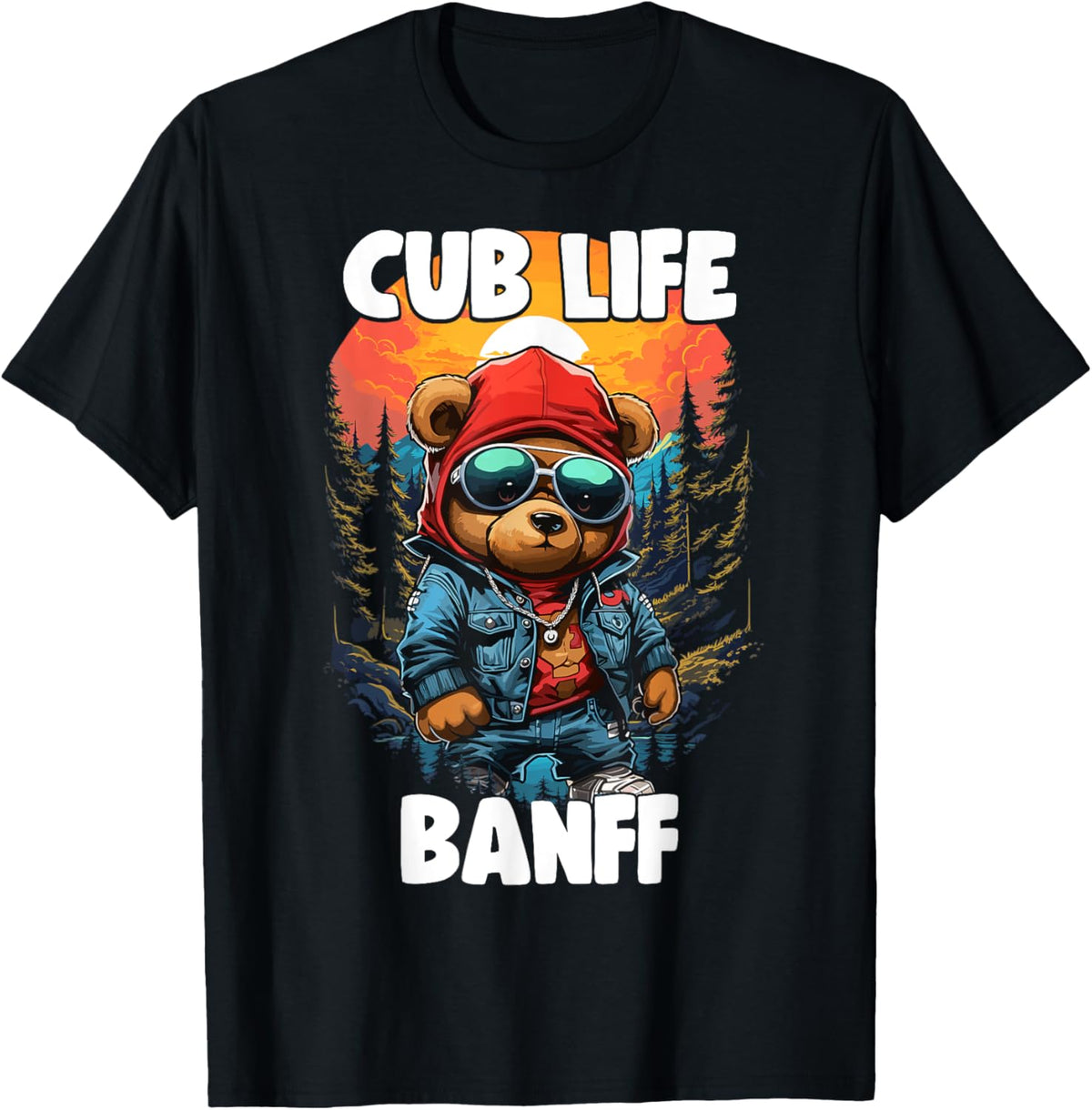 Banff Grizzly Brown Bear Cub Tshirt For Kids Women T-Shirt