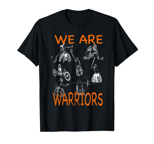 Adaptive Sports Wheelchair basketball tennis hockey fencing T-Shirt