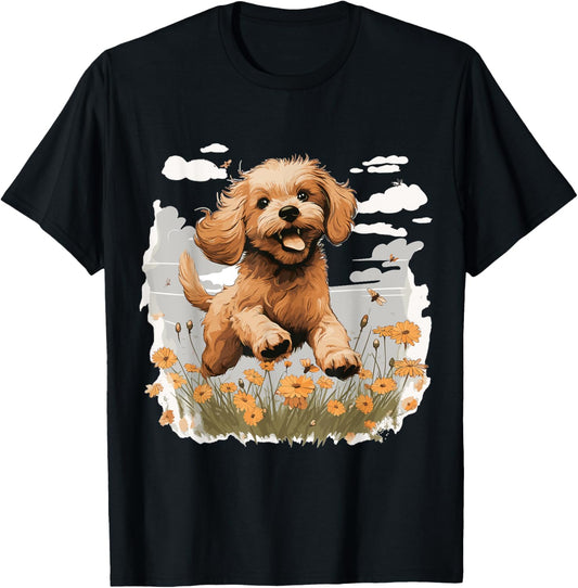 Cavapoo Dog Breed Pet Cute Graphic T-Shirt