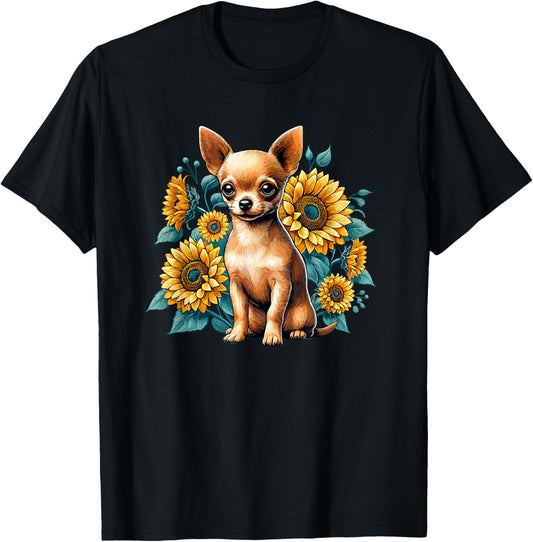 Sunflowers Chihuahua Chihuahuas Chi T-Shirt