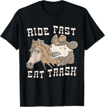 Spencers Ride Fast Eat Trash Apparel T-Shirt