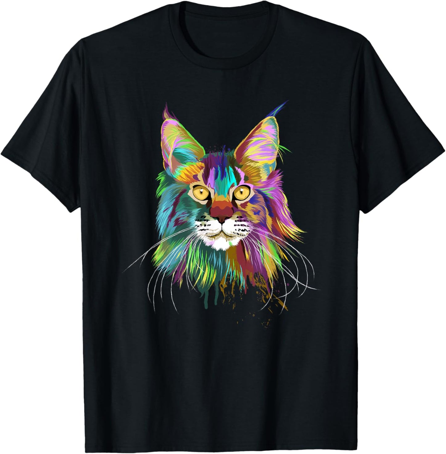 Splash Maine Coon Cat T-Shirt