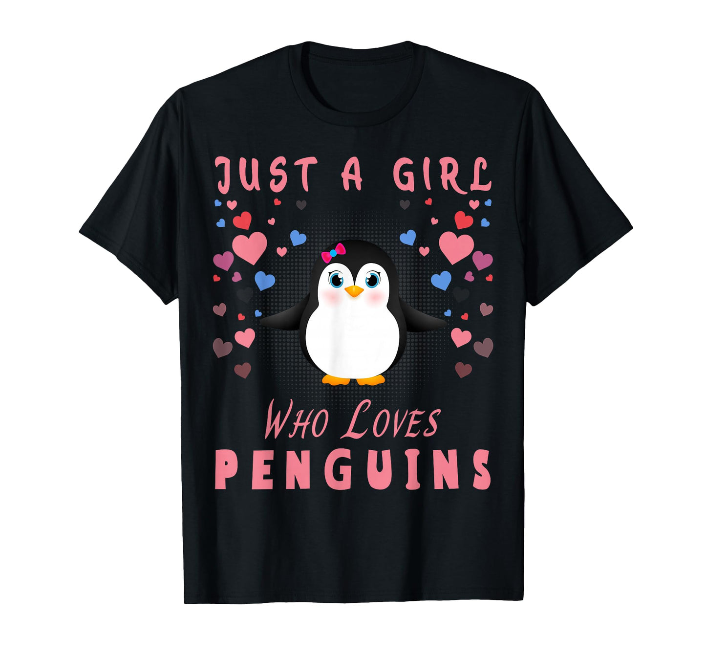 Just a Girl Who Loves Penguins T-Shirt