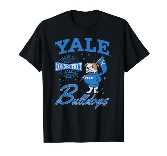 Yale University Made in New Haven Connecticut Handsome Dan T-Shirt